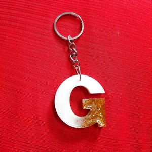 G Initial Keychain