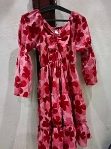 A Red Midi Dress For Women