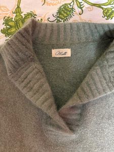 Elegant Green Knit Sweater