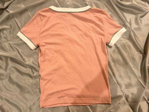 Cute Pink Ringer Tee