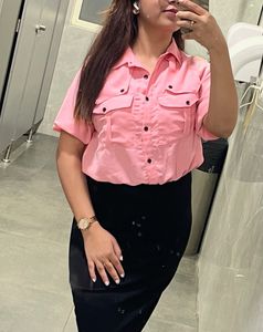 Girly Button Top Shirt