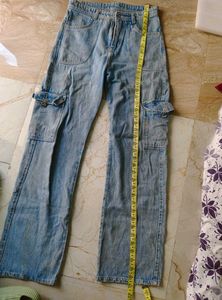 Zara Denim  Cargo Jeans