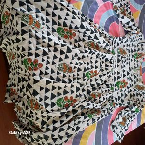 Gerua Kurta (Khadi Cotton)