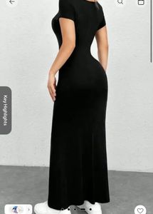 combo newme black and blue dress