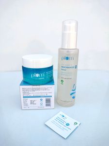 Plum Niacinamide Moisturizer Toner Duo Combo