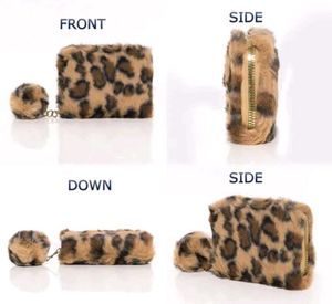 Leopard Print Fluffy Wallet 🦁