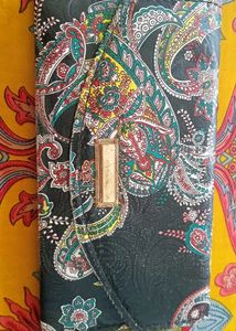 Black Printed -  New Hand Purse