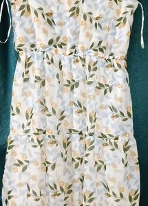 Floral Print Sleeveless Dress