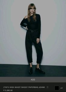 Zara Paperbag Mom Jeans (22-28)