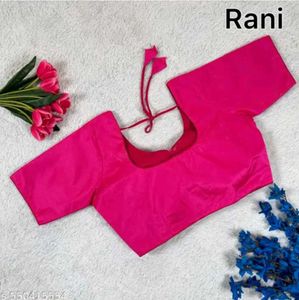 Elegant Pink Saree Blouse