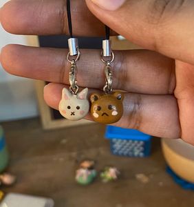 Set of 2 phone charms