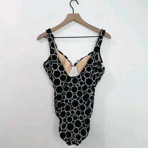 Imported Chic Polka Dot Swimsuit