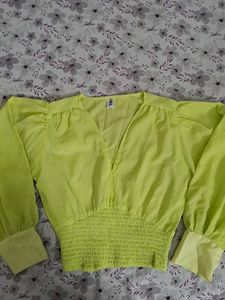 Fluorescent Green Top