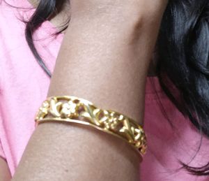 Gold Plated Bangle Jodi (Size 2.2)