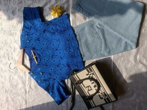 Designer Crop Top 💙