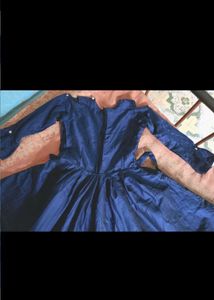 Elegant Navy Blue Dress