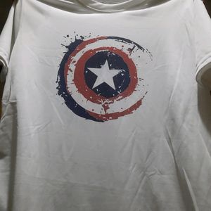 Round Neck Full White T Shit