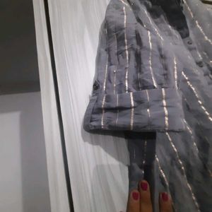 Womens Gray Colour Kurta