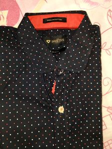 INVICTUS MEN&#39;S BLACK PRINTED SHIRT