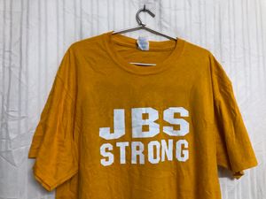 Port Company Cotton Yellow T Shirt