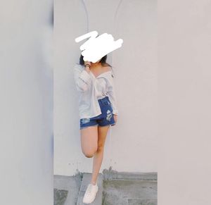 H&m Inspired Lace Denim Shorts And White Shirt