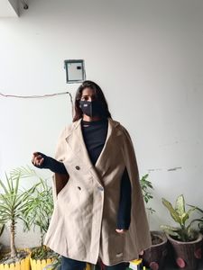 Korean Style Cape Coat