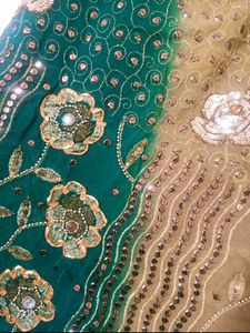 Heavy Embroidered Saree