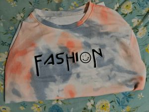 Tie Dye Crop Top - Full Sleeve