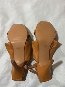 Mustard High Heel - Size 37 (uk4)