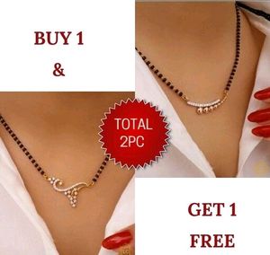 American Diamond Mangalsutra Combo Two Site