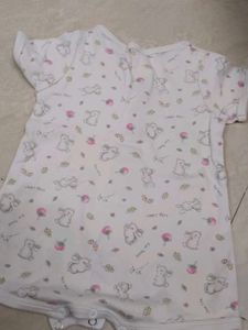 Cute Bunny Print Romper