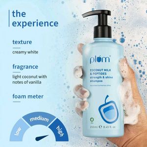 Plum Coconut Milk &amp; Peptides Shampoo Pack of 7