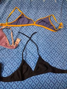 3 Bra And 1 Neck Strap Bikini