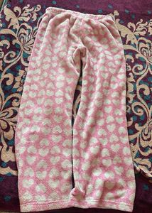 Night Wear Pink Wool Pajamas