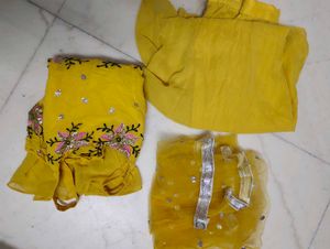 festive sharara suit