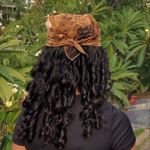 animal skin print bandana