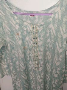 kurta for women ocean blue
