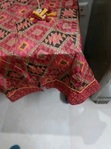 Red Printed Kurta