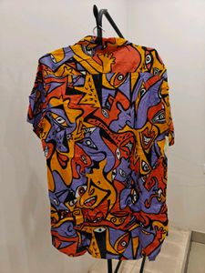 Abstract Print Shirt