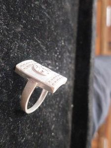 Silver Shiva Trishul Mens Rings