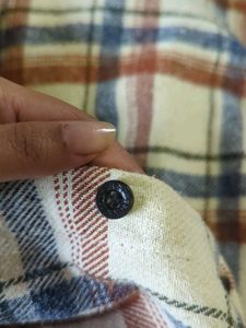 Red &amp; Blue Plaid Button-Down Shirt