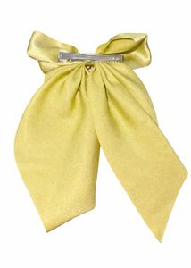 Elegant Yellow Bow Hair Clip