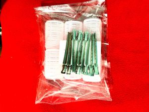 Hair Rollers and Clips Set👍💯