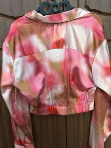 Tie-Dye Cropped Shirt