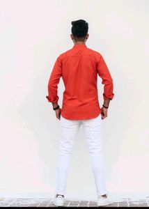 Orange Short Kurta