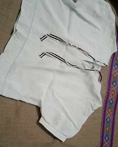 Cute Light Blue Cropped Top