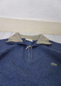 Lacoste Blue Pullover Sweater