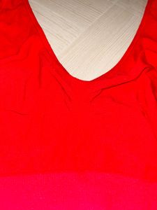 Red Sports Bra