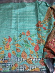 Like new Green organza Saree