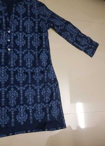 New Westside Blue Short Kurta